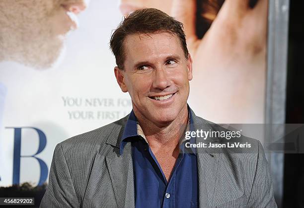 Writer Nicholas Sparks attends the premiere of "The Best Of Me" at Regal Cinemas L.A. Live on October 7, 2014 in Los Angeles, California.