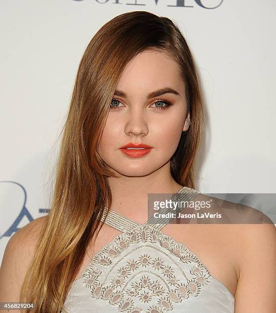 Actress Liana Liberato attends the premiere of "The Best Of Me" at Regal Cinemas L.A. Live on October 7, 2014 in Los Angeles, California.