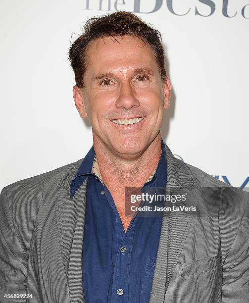 Writer Nicholas Sparks attends the premiere of "The Best Of Me" at Regal Cinemas L.A. Live on October 7, 2014 in Los Angeles, California.