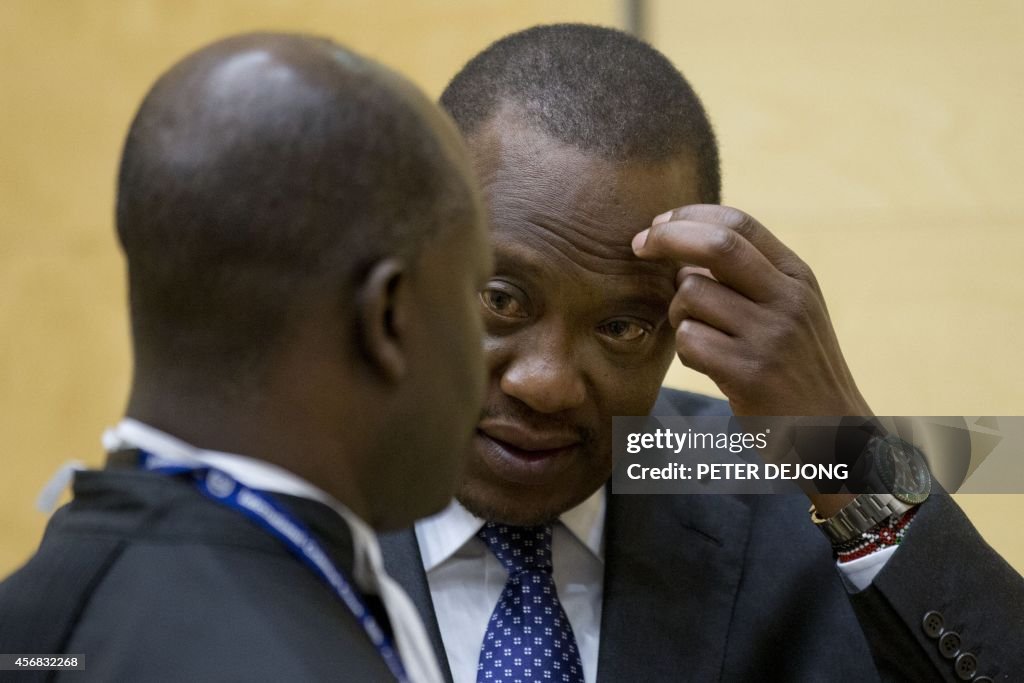 NETHERLANDS-ICC-KENYA-TRIAL-KENYATTA-APPEAR