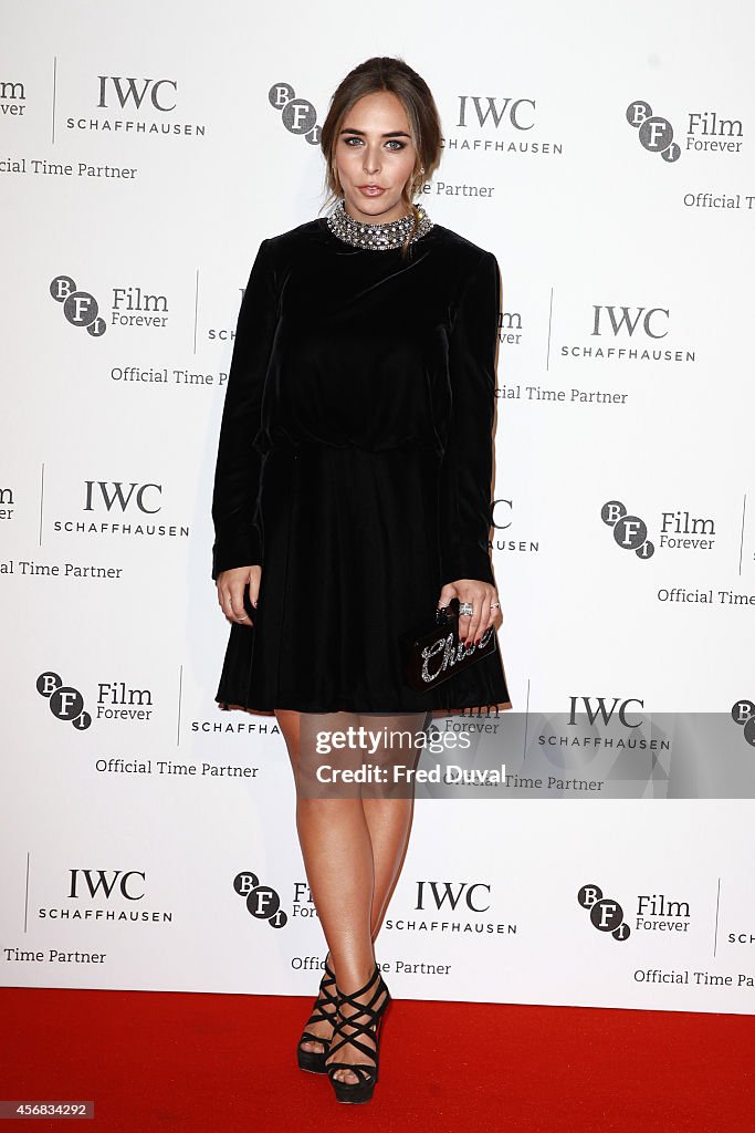 IWC Gala Dinner In Honour Of The BFI - Red Carpet Arrivals - BFI London Film Festival