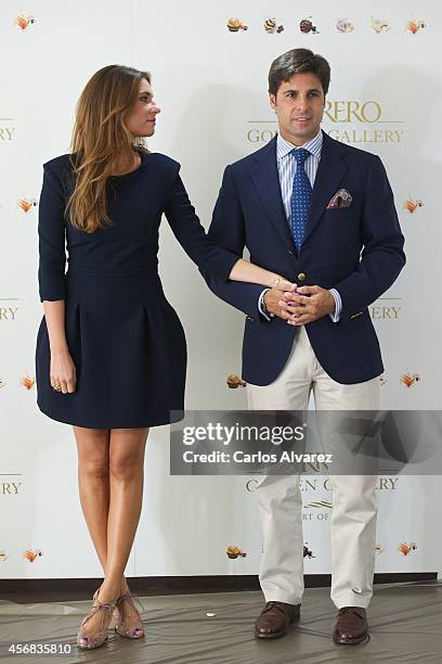 Spanish bullfigther Francisco Rivera and wife Loudes Montes present the new "Ferrero" chocolates at the Thyssen-Bornemisza Museum on October 8, 2014...