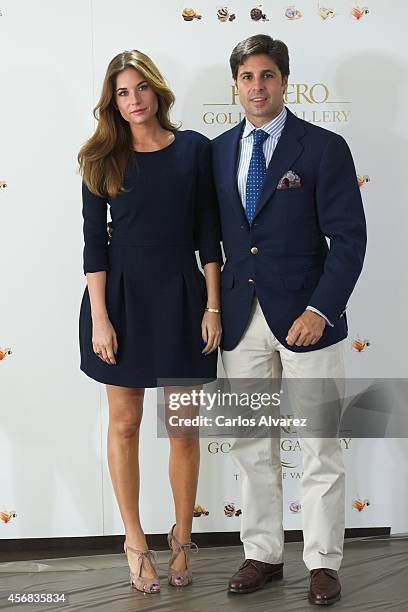 Spanish bullfigther Francisco Rivera and wife Loudes Montes present the new "Ferrero" chocolates at the Thyssen-Bornemisza Museum on October 8, 2014...