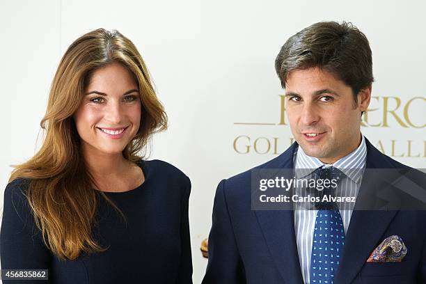 Spanish bullfigther Francisco Rivera and wife Loudes Montes present the new "Ferrero" chocolates at the Thyssen-Bornemisza Museum on October 8, 2014...