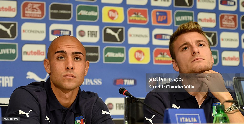 Italy Training Session & Press Conference