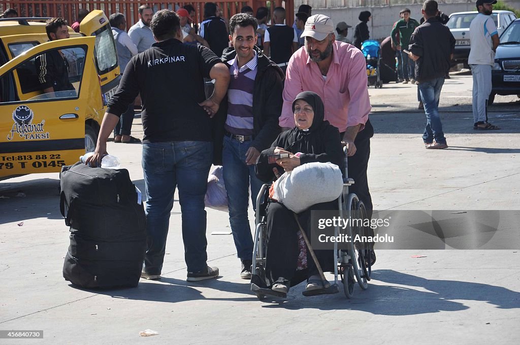 In Turkey some Syrian refugees return back after the Eid Al Adha