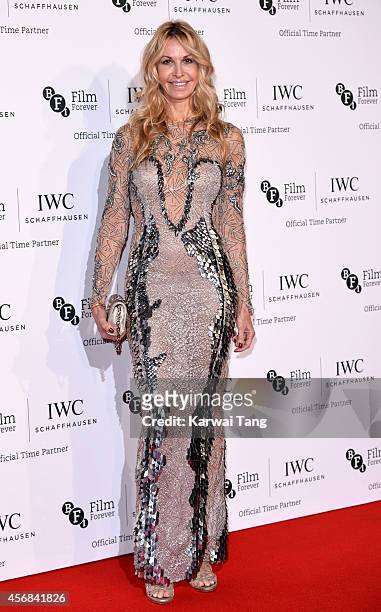 Melissa Odabash attends the IWC Gala dinner in honour of the BFI at Battersea Evolution on October 7, 2014 in London, England.
