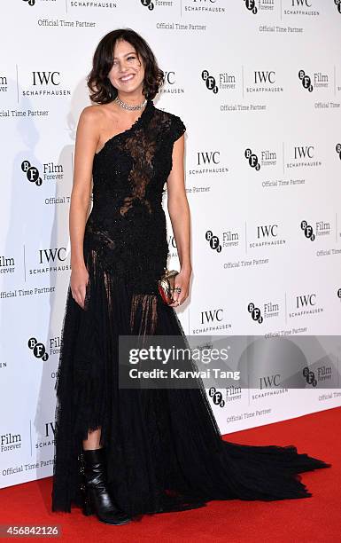 Eliza Cummings attends the IWC Gala dinner in honour of the BFI at Battersea Evolution on October 7, 2014 in London, England.