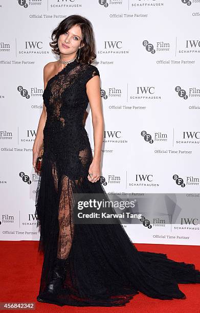 Eliza Cummings attends the IWC Gala dinner in honour of the BFI at Battersea Evolution on October 7, 2014 in London, England.