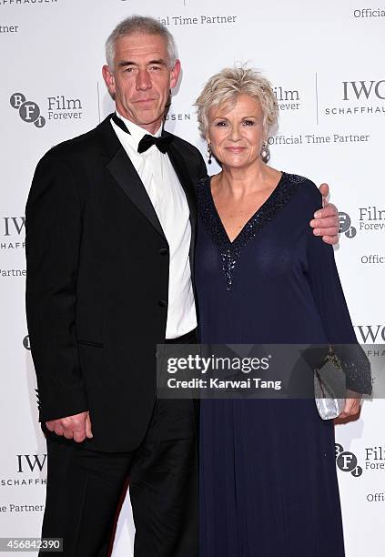 Grant Roffey and Julie Walters attend the IWC Gala dinner in honour of the BFI at Battersea Evolution on October 7, 2014 in London, England.