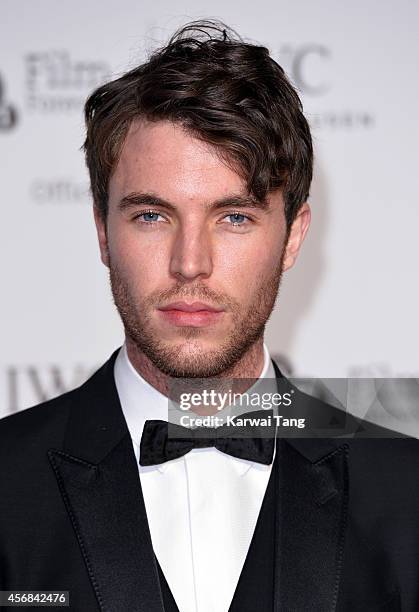 Tom Hughes attends the IWC Gala dinner in honour of the BFI at Battersea Evolution on October 7, 2014 in London, England.