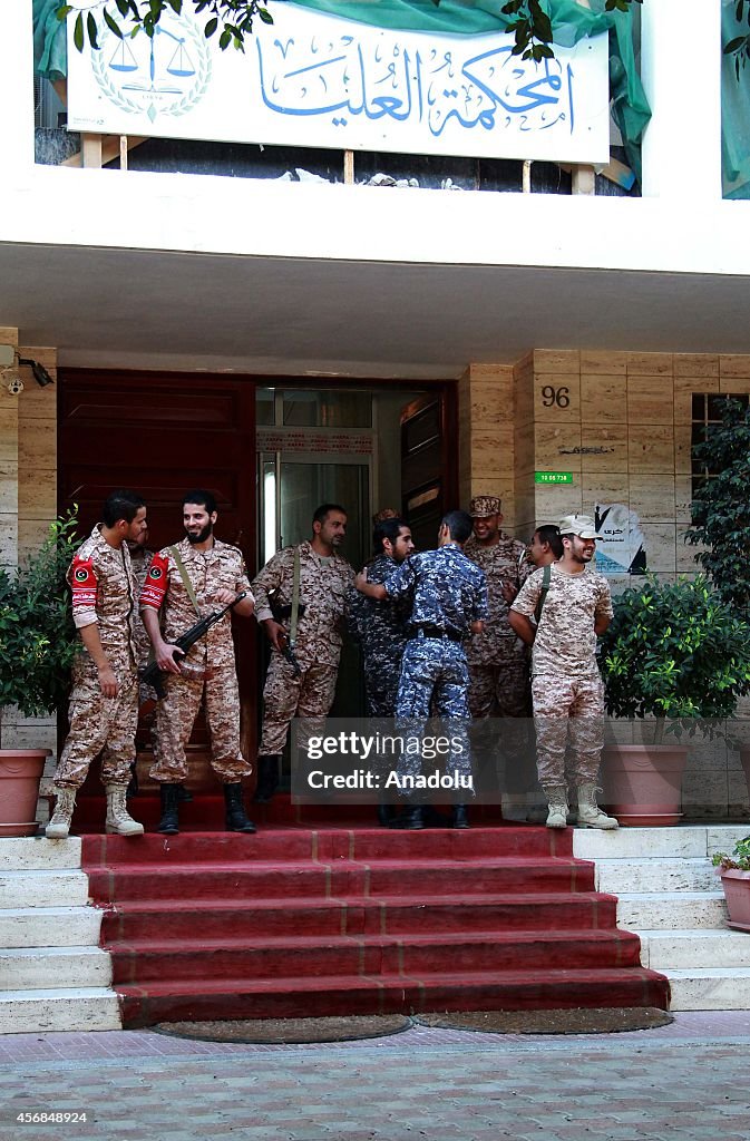 Trial for the members of the Tobruk's house of representatives in Libya