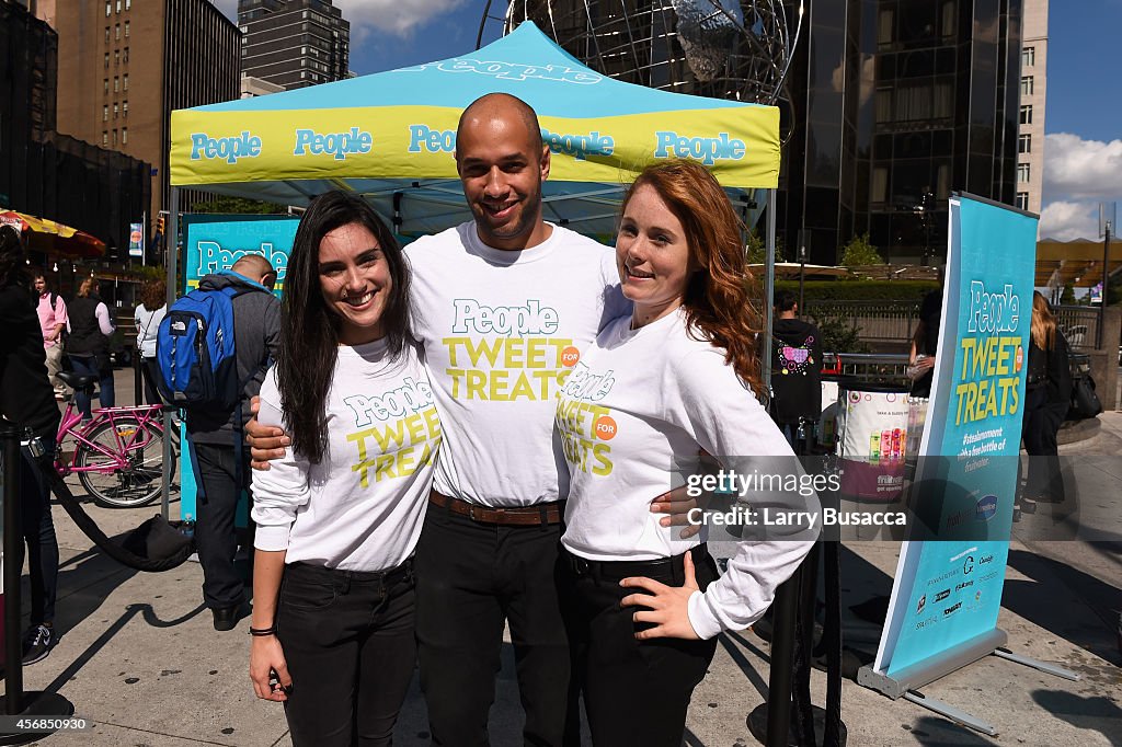 PEOPLE's "TWEET FOR TREATS" Event In NYC