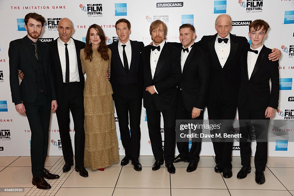 "The Imitation Game" - Opening Night Gala:  58th BFI London Film Festival - Inside Arrivals