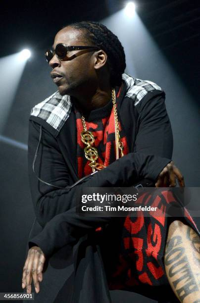 Chainz performs as part of Power 106's Cali Christmas at Honda Center on December 14, 2013 in Anaheim, California.