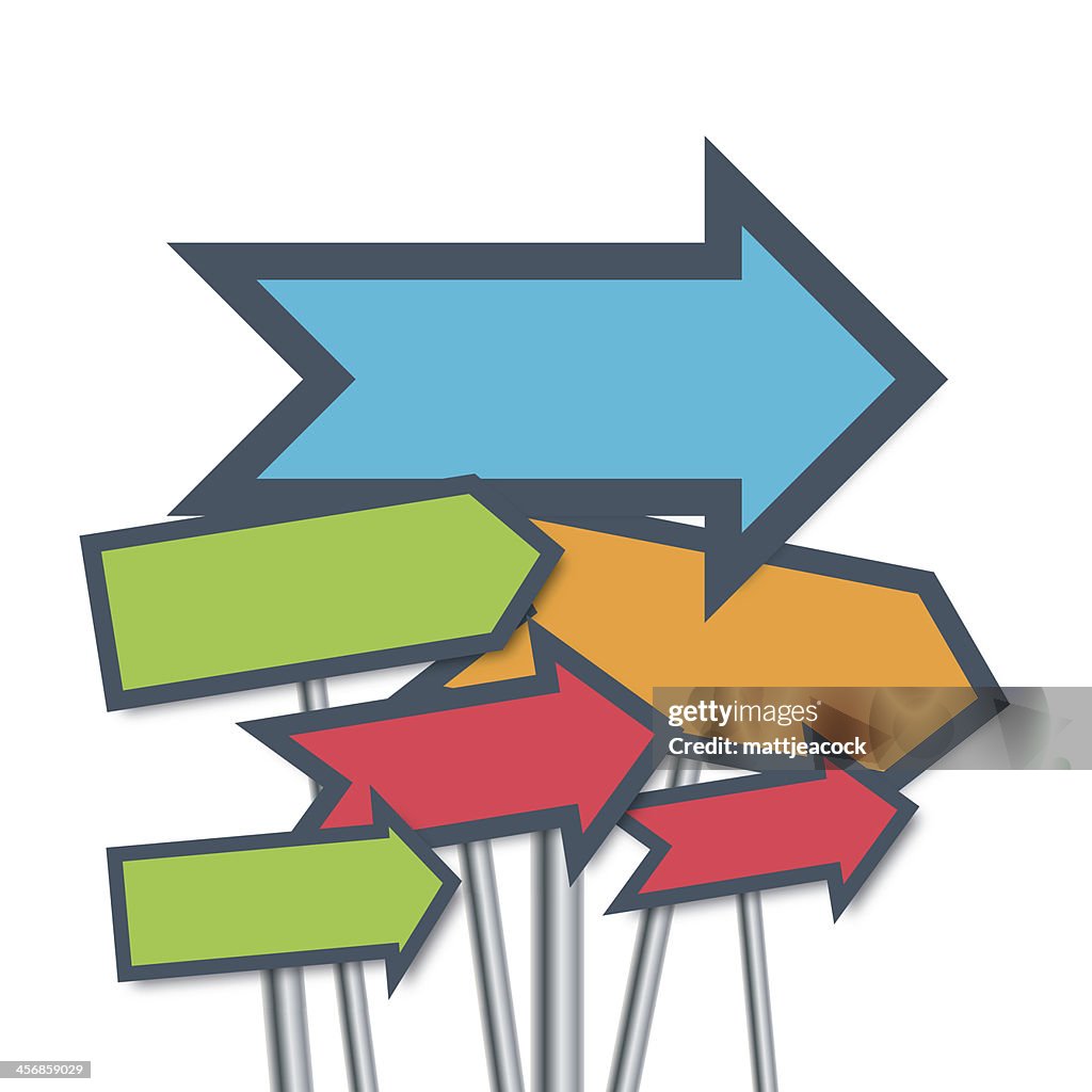 Collection Of Arrows High-Res Vector Graphic - Getty Images