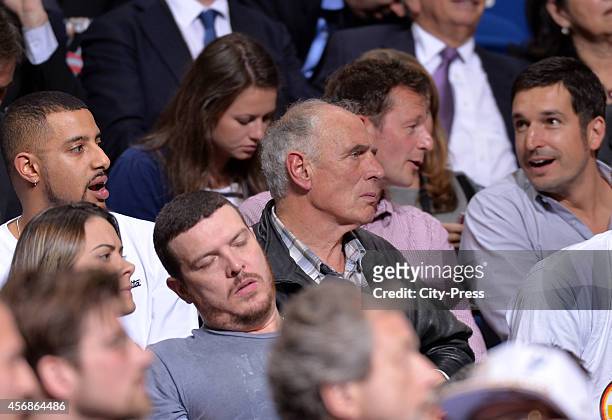 Holger Geschwindner during the NBA Global Games Tour 2014 match between Alba Berlin and San Antonio Spurs at O2 World on October 8, 2014 in Berlin,...