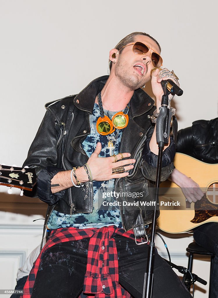 Tokio Hotel Performs At Hotel De Sers