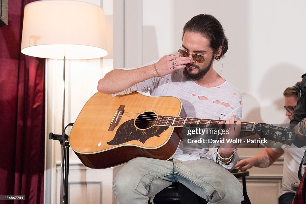 Tokio Hotel Performs At Hotel De Sers