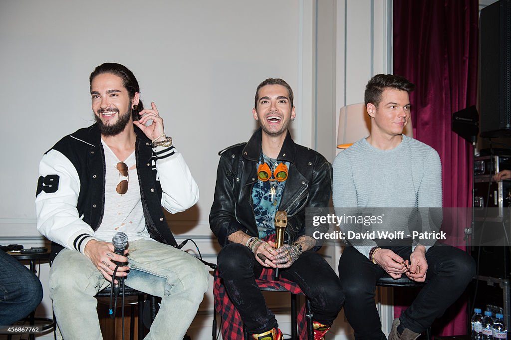 Tokio Hotel Performs At Hotel De Sers