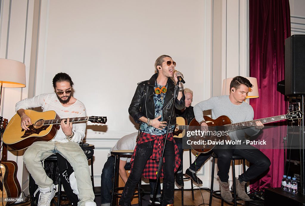 Tokio Hotel Performs At Hotel De Sers