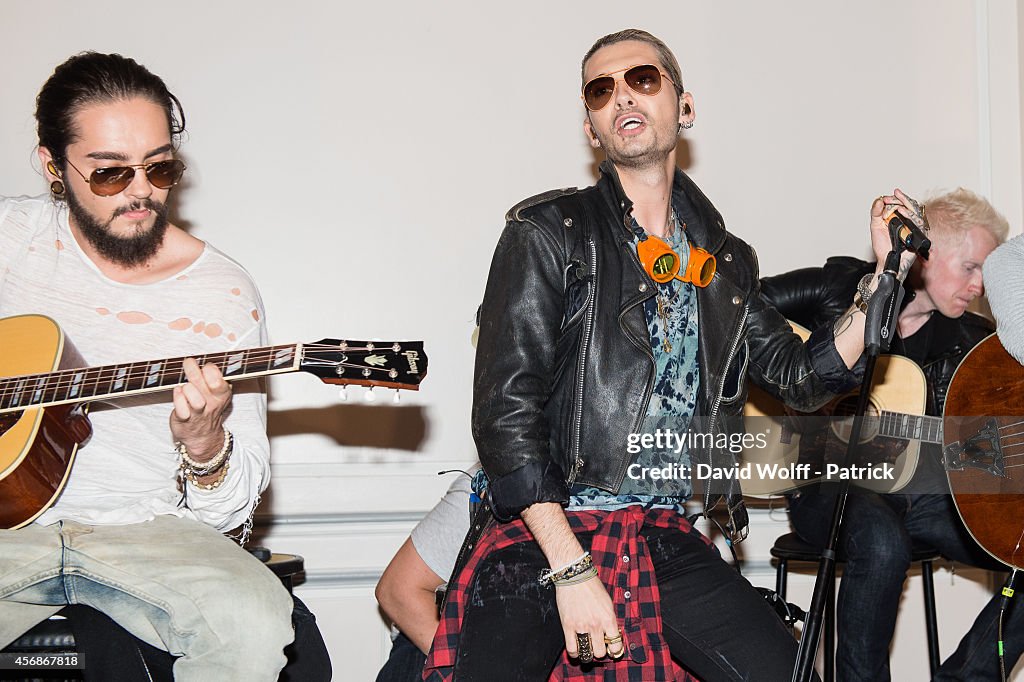Tokio Hotel Performs At Hotel De Sers
