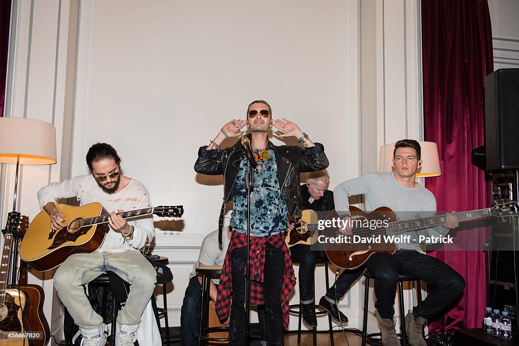 Tokio Hotel Performs At Hotel De Sers