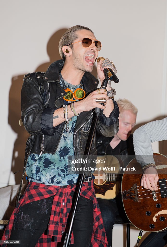 Tokio Hotel Performs At Hotel De Sers