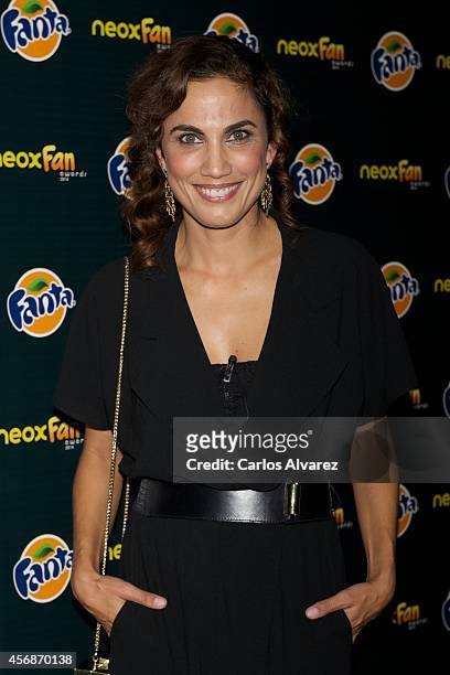 Spanish actress Toni Acosta attends the Neox Fan Awards 2014 at the Compac Gran Via Theater on October 8, 2014 in Madrid, Spain.
