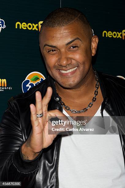 Henry Mendez attends the Neox Fan Awards 2014 at the Compac Gran Via Theater on October 8, 2014 in Madrid, Spain.