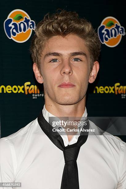 Spanish actor Patrick Criado attends the Neox Fan Awards 2014 at the Compac Gran Via Theater on October 8, 2014 in Madrid, Spain.