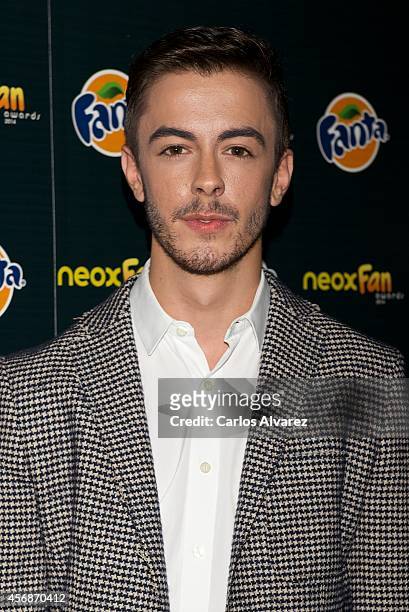 Spanish actor Victor Palmero attends the Neox Fan Awards 2014 at the Compac Gran Via Theater on October 8, 2014 in Madrid, Spain.