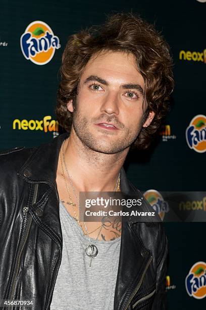 Spanish singer Fran Roldan attends the Neox Fan Awards 2014 at the Compac Gran Via Theater on October 8, 2014 in Madrid, Spain.