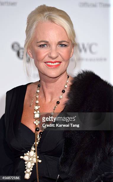 Amanda Eliasch attends the IWC Gala dinner in honour of the BFI at Battersea Evolution on October 7, 2014 in London, England.