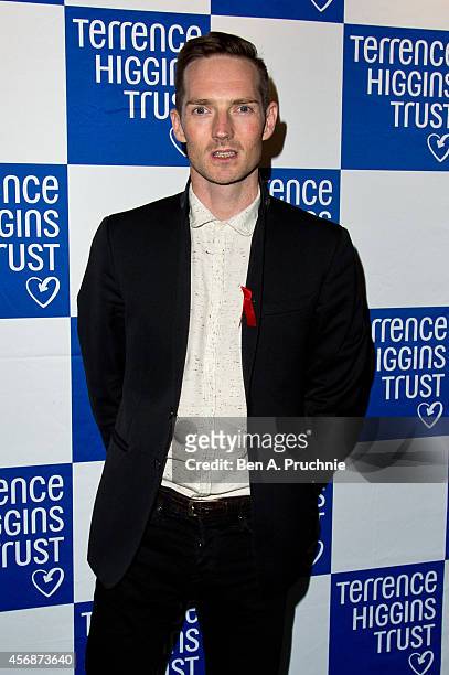 Dan Gillespie Sells attends The Terrance Higgins Supper Club at Underglobe on October 8, 2014 in London, England.