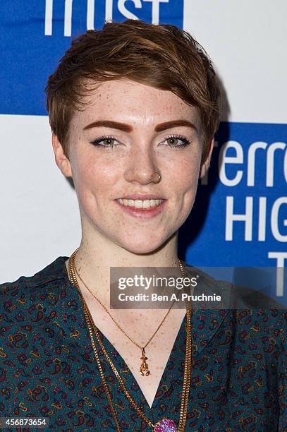 Chloe Howl attends The Terrance Higgins Supper Club at Underglobe on October 8, 2014 in London, England.