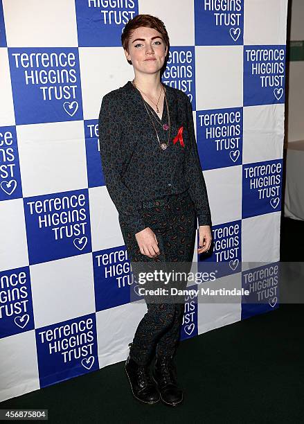Chloe Howl attends The Terrance Higgins Supper Club at Underglobe on October 8, 2014 in London, England.