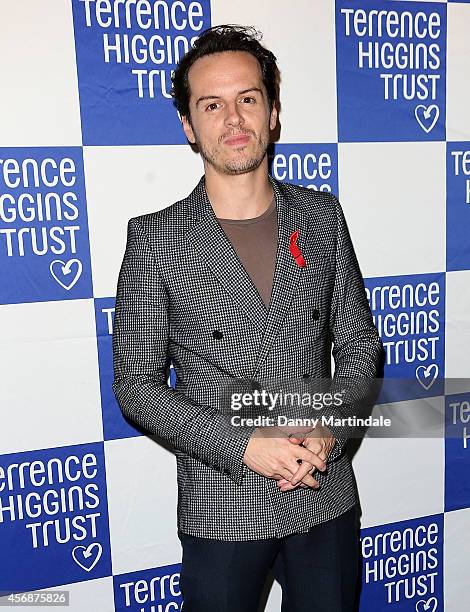 Andrew Scott attends The Terrance Higgins Supper Club at Underglobe on October 8, 2014 in London, England.