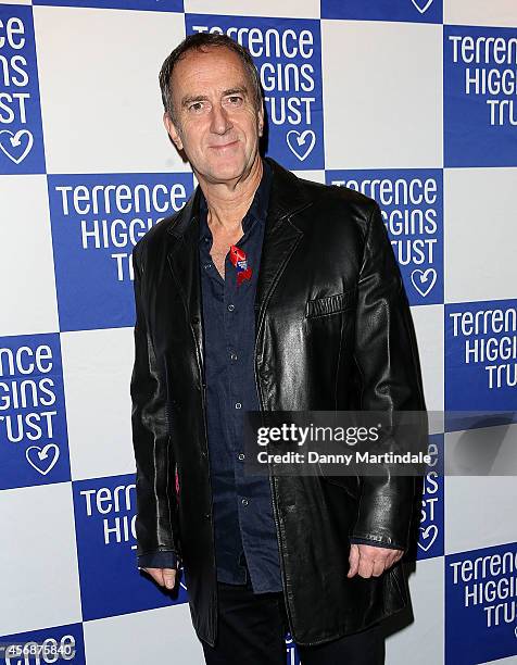 Angus Deayton attends The Terrance Higgins Supper Club at Underglobe on October 8, 2014 in London, England.