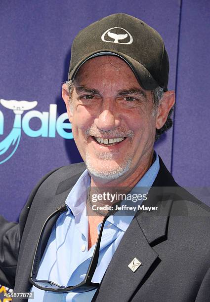 Dolphin reseacher Steve McCulloch arrives at the Los Angeles premiere of 'Dolphin Tale 2' at Regency Village Theatre on September 7, 2014 in...