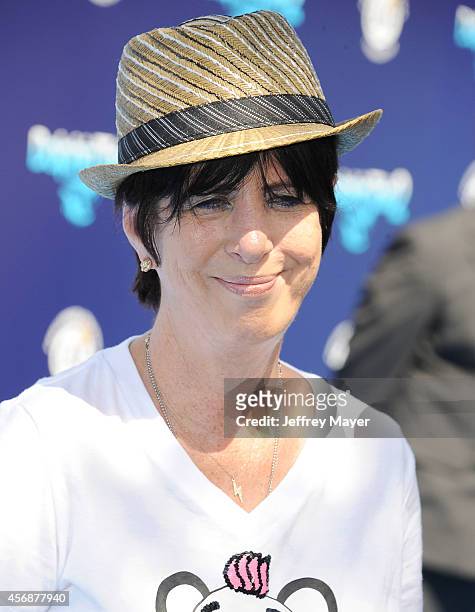 Songwriter Diane Warren arrives at the Los Angeles premiere of 'Dolphin Tale 2' at Regency Village Theatre on September 7, 2014 in Westwood,...