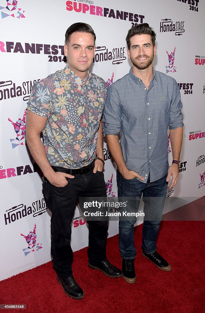 Vevo CERTIFIED SuperFanFest Presented By Honda Stage - Arrivals