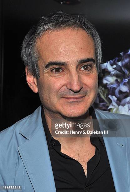 Director Olivier Assayas attends the Sundance Selects with W Magazine, Moncler and The Cinema Society after party for the NYFF premiere of "Clouds of...