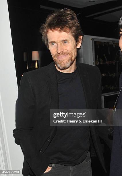 Willem Dafoe attend the Sundance Selects with W Magazine, Moncler and The Cinema Society after party for the NYFF premiere of "Clouds of Sils Maria"...