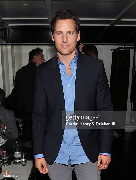 Actor Peter Facinelli attends the Sundance Selects with W Magazine, Moncler and The Cinema Society after party for the NYFF premiere of "Clouds of...