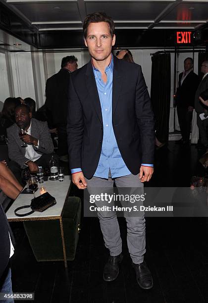 Actor Peter Facinelli attends the Sundance Selects with W Magazine, Moncler and The Cinema Society after party for the NYFF premiere of "Clouds of...