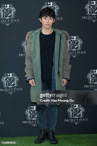 South Korean actor Jang Hyuk attends "Project FOCE"at Songeun Art Space on October 8, 2014 in Seoul, South Korea.