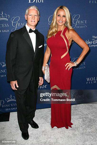 Princess Grace Foundation Trustee Dr. Jon B. Turk and Carolyn Gusoff attend the 2014 Princess Grace Awards Gala presented by Christian Dior Couture...