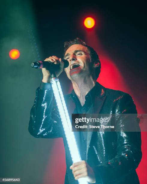 Marti Pellow of Wet Wet Wet performs on stage at LG Arena on December 15, 2013 in Birmingham, United Kingdom.