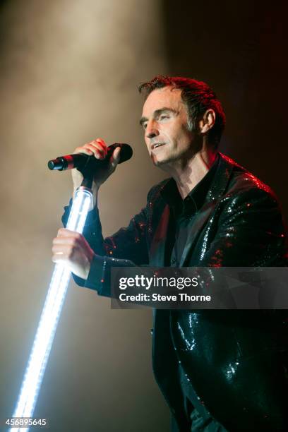 Marti Pellow of Wet Wet Wet performs on stage at LG Arena on December 15, 2013 in Birmingham, United Kingdom.